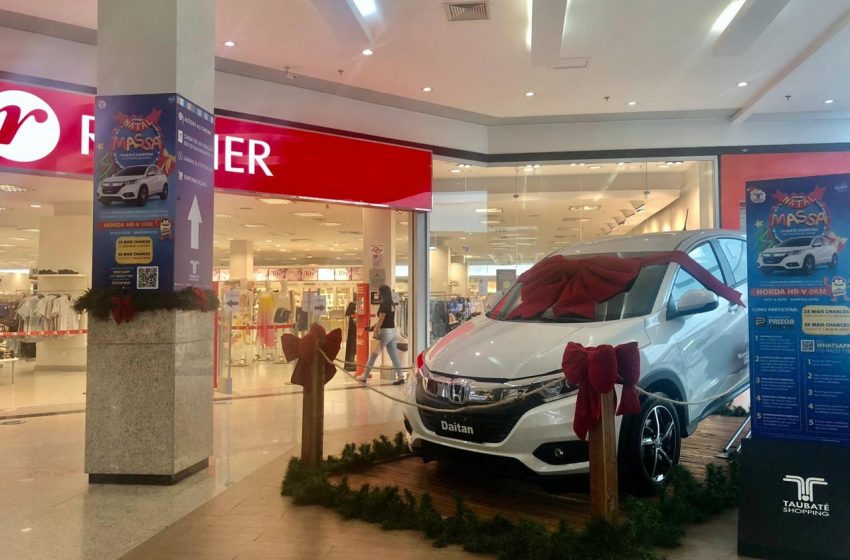  Promoção de Natal do Taubaté Shopping vai sortear um carro 0km