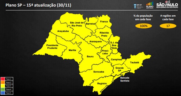  Vale do Paraíba e região bragantina regridem à fase amarela do plano de flexibilização