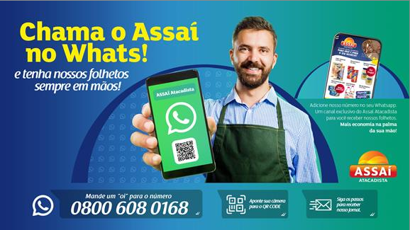  Assaí lança serviço de ofertas pelo WhatsApp